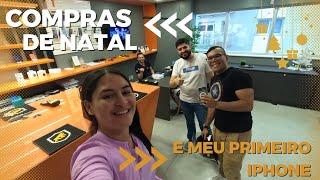 MEU NOVO IPHONE - VLOG E COMPRAS DE NATAL E DECORAÇÃO