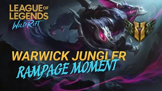 league of legends warwick jungler rampage moment