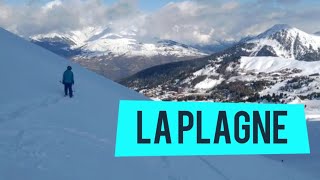 Light freeride at Le Bécoin (La Plagne)