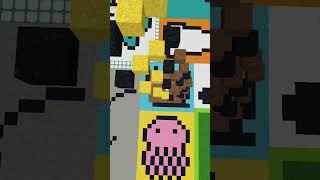 Satisfying Minecraft Pixel Art (Snail)  #shorts  #minecraft