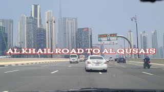 Al Khail Road to Al Qusais going to Philippines Embassy Dubai | June 4 2024