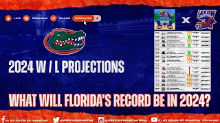 What will the Florida Gators' record be in 2024?