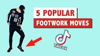 FOOTWORK DANCE TUTORIAL (2021) | MOST POPULAR MOVES ON TIKTOK