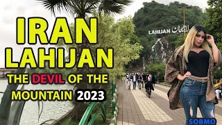 Iran Tour | Street Walking in lahijan | IRAN LAHIJAN LAKE WALKING TOUR- THE devil of the mountain