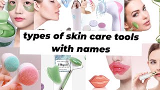 Types of Skin Tools with names/Beauty tools every girls should have skin tools||TRENDY BUCKET