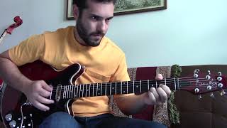 Queen. Headlong - Guitar Solo - Brian May Amplitube, Red Special Guitar.