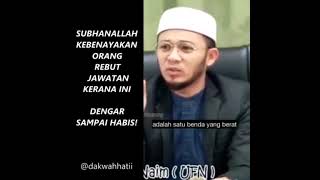 Ustaz Fathi Naim  - berebut jawatan