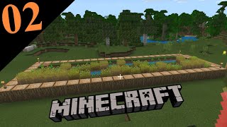 Minecraft Survival 🔨 FELDBEWIRTSCHAFTUNG 💎 Let's Play Minecraft Bedrock Edition #02