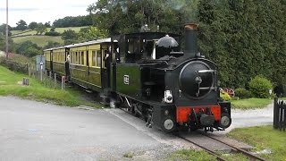 The Earl & Countess on the Welshpool & Llanfair Light Railway - August 2015