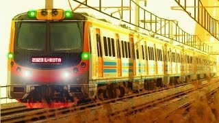 ►D◄ Kereta Rel Listrik KFW I-9000 Buatan PT. INKA --- Dinas Commuter Line Las Venturas