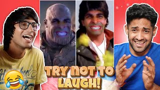 TRY NOT TO LAUGH WITH @souravjoshivlogs7028 😂 (FUNNY MEMES)