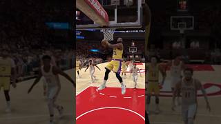 Lebron James Two Hand Slam#nba2k25#shorts