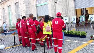 Ceremonia de las campanas en Matanzas: Reverencia a las víctimas