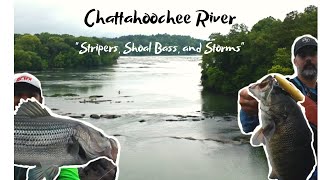 Stripers, Shoal Bass, and Storms. Fishing the Middle Chattahoochee River