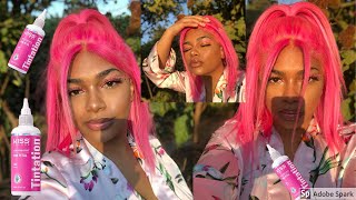 WATCH ME DYE MY WIG PINK  FT RCMEI HAIR