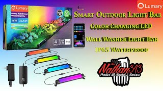 Lumary Smart Outdoor Color Changing LED Wall Washer Light Bar