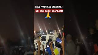 Paus Fransikus Di Dili Tasi Tolu