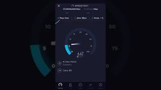 Speed Test 3G da Claro (HSPA+) 2,147  mHz