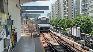 SMRT C751B Nippon Sharyo [317/318] arriving Tanah Merah (EW4)