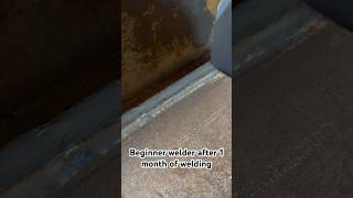 Beginner Mig welder after 1 month of welding #welding