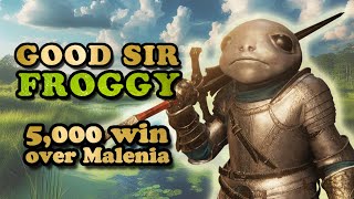 Good Sir Froggy defeats Malenia for the 5,000th time