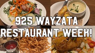 NineTwentyFive Restaurant Week Wayzata MN