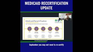 Medicaid Recertification Update