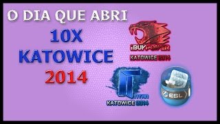 CS:GO o dia em que abri [EMS KATOWICE 2014] 10 capsulas