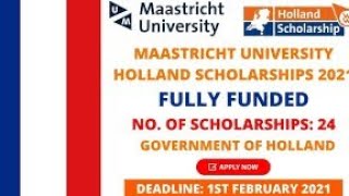 study abroad|| Masstricht Holland scholarship || Fully funded scholarship