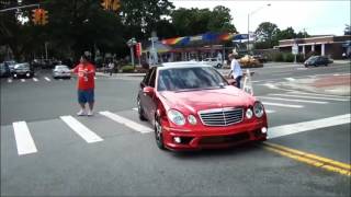 Mercedes-Benz E55 AMG Red Chrome