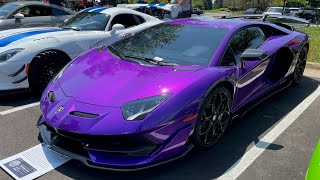 Purple Lamborghini Aventador SVJ!!