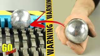 ◄ 60 초 ► 실험 파쇄기 VS 호일 공 | Foil Ball (60 Seconds!)