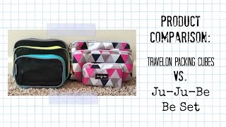 Ju-Ju-Be Be Set vs Travelon Packing Cubes