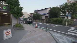 【4K Live】Half silent walk from Hon-Atsugi to Ebina station