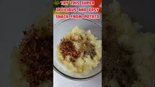 Tasty Snack from Potato | Quick and Easy Snack from Potato | #snacks #potato #cooking #recipe #tasty