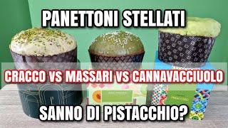 Panettoni "STELLATI" al Pistacchio - Cracco, Massari, Cannavacciuolo