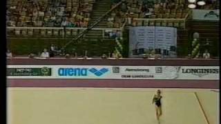 Yulia Barsukova RUS hoop EC Budapest 1999 AA final