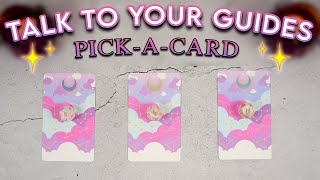 Your ✨Guides✨ Just Want to “Talk” 👑🦕 || Pick A Card (Tarot Reading)🔮