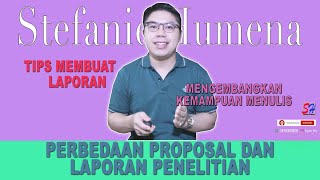 PERBEDAAN PROPOSAL DAN LAPORAN PENELITIAN