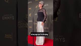 Jamie Lee Curtis receives an Emmy win for her guest role in #TheBearFX #actress