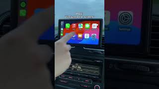 CarPlay screen in you old car ! #car #oldcar #carplay #androidauto #viralshort #music