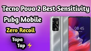 Tecno Pova 2 Best Sensitivity Pubg Mobile | Zero Recoil Sensitivity Pubg Mobile | Zero Recoil |