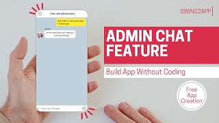 Realtime No Code Chat Feature | Admin Chat |