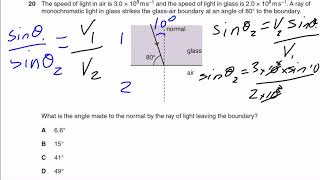 Breadth in physics 2016 Q20