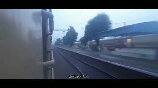 14012 Hoshiarpur Delhi Express Skipping samalkha railway station 110kmp TKD wap1 Honking #shorts