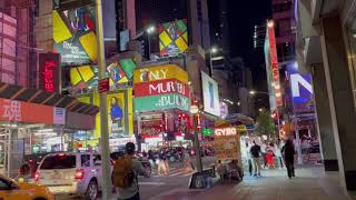 New York 7th Avenue Vers Times Square