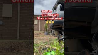 80 series Landcruiser 3 inch exhaust sound