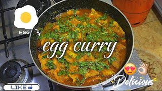 Tasty egg curry recipe🥘😍✨️ // easy recipe at home// restaurant style// cooking_artist