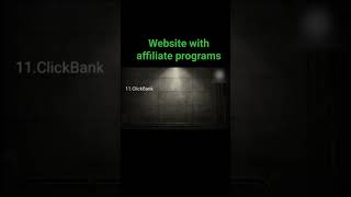 website with affiliate programs