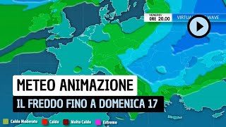 Animazione Meteo: il freddo fino a domenica 17 novembre